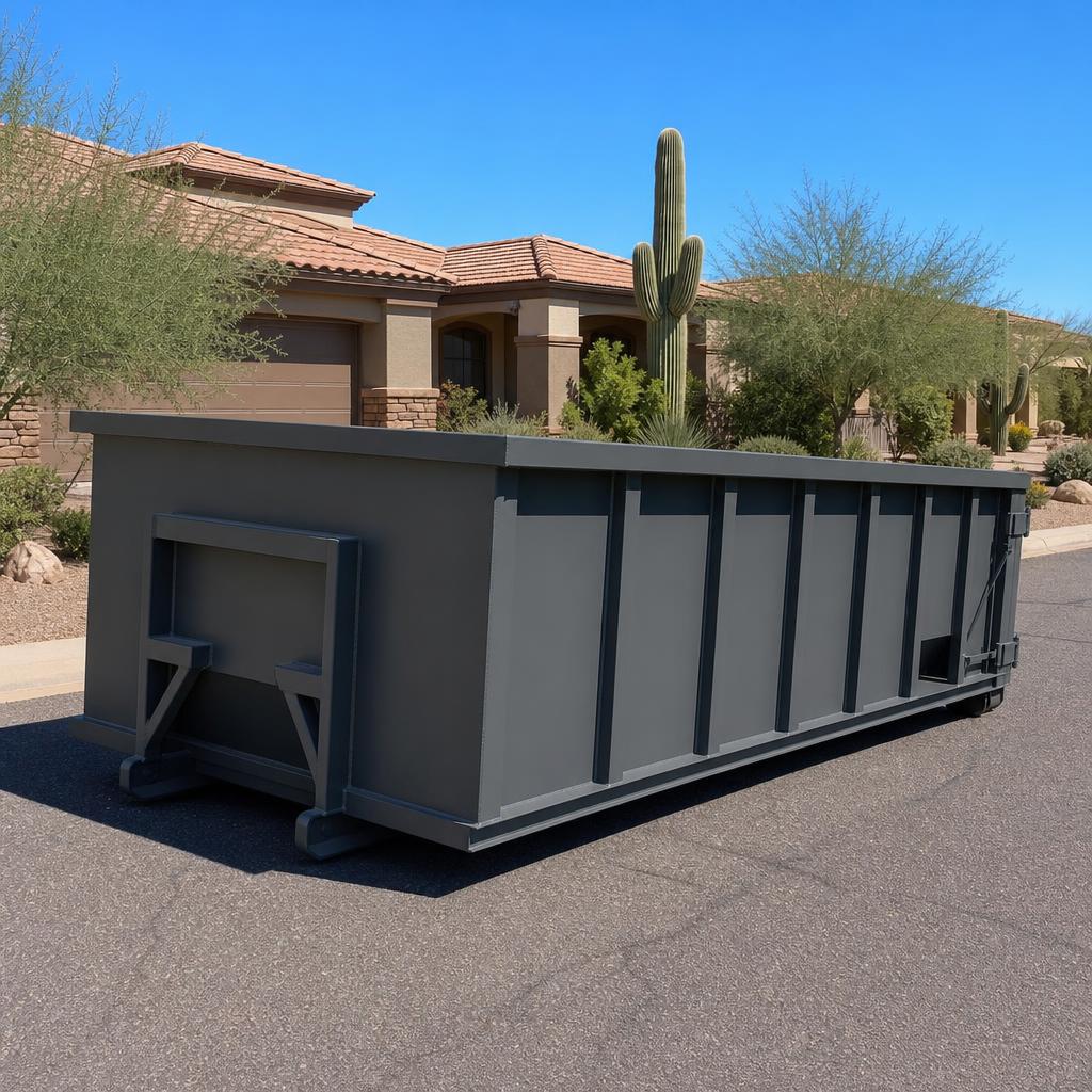 Roll-off dumpster rental in Phoenix AZ for construction and roofing